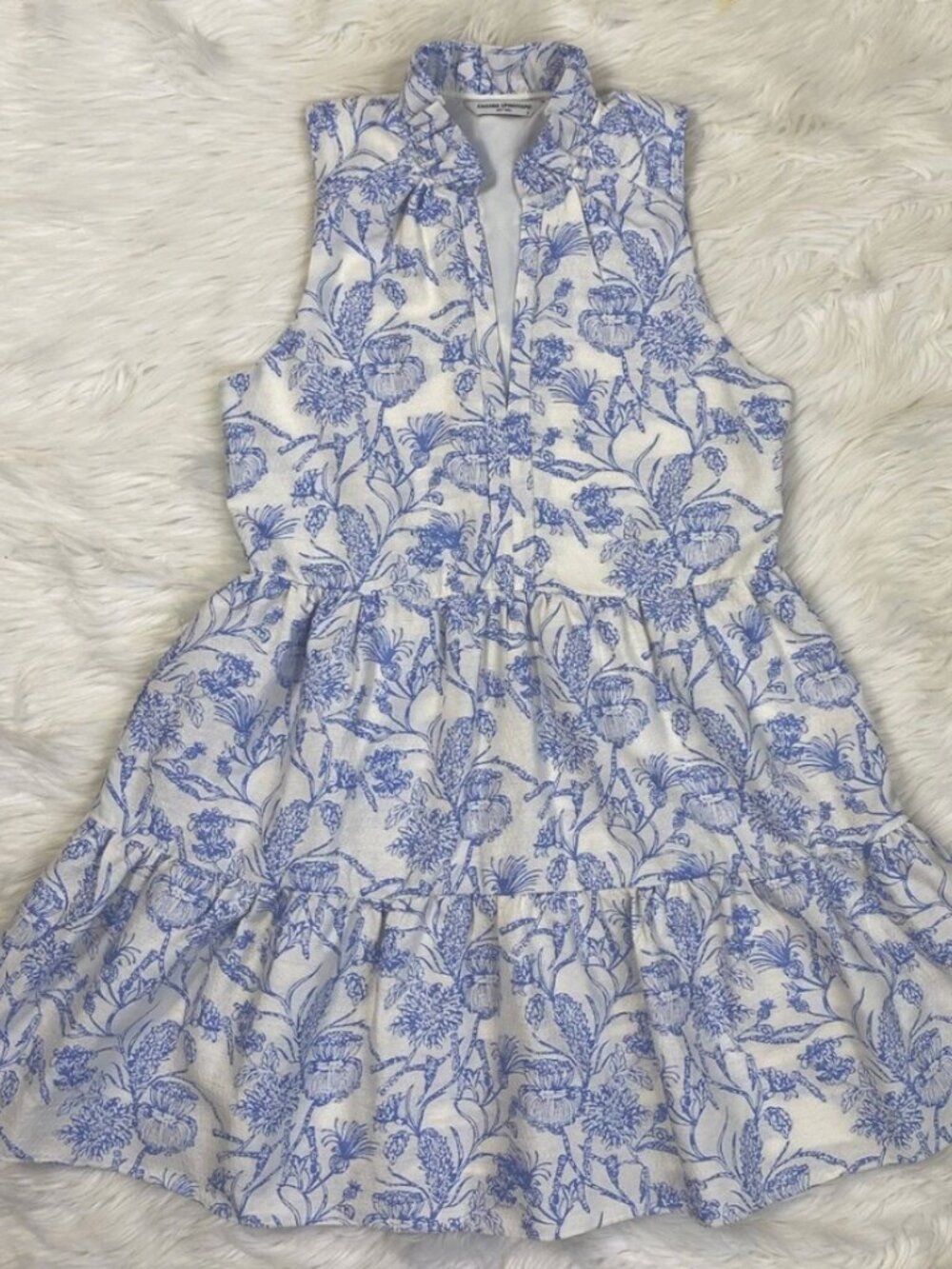 Amanda Uprichard Connolly Dress In English Blue Size M
